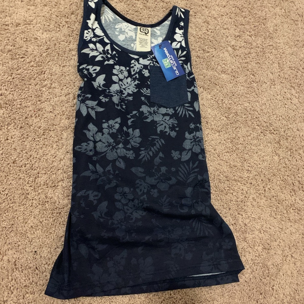Quiet Storm beach tank top